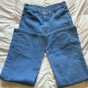 Vintage Levi's — 70’s Bellbottom Blue Jeans 29 waist x 32 length